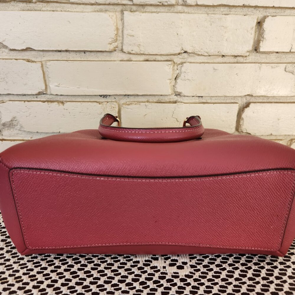 Like New Coach Sage Pink Leather Shoulder Bag Pure - Picture 11 of 15